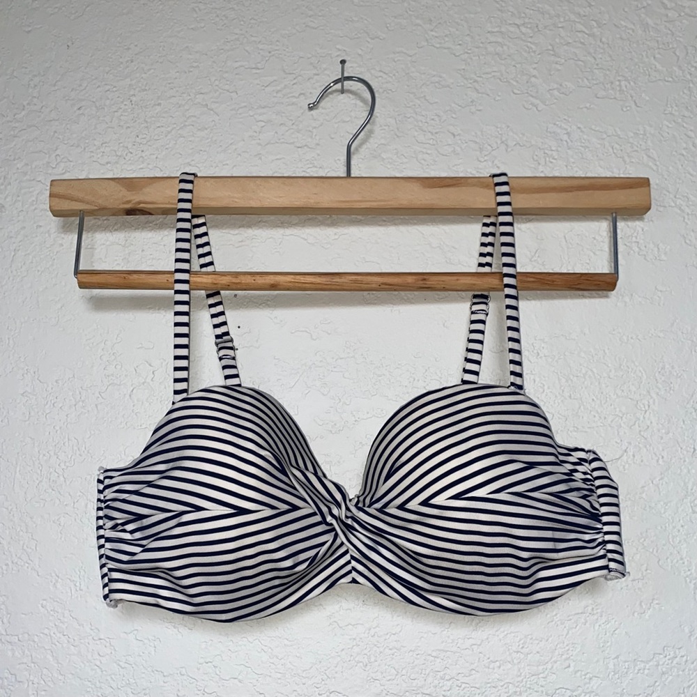 H&M striped bikini top